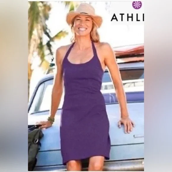 strapless open back dress Light Purple Flowy Maxi Dress – Aquarius Brand main image 1